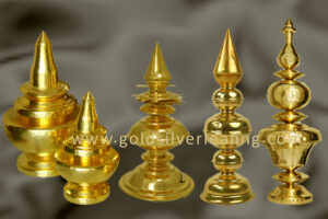 Pure Gold Gilding on Kalash