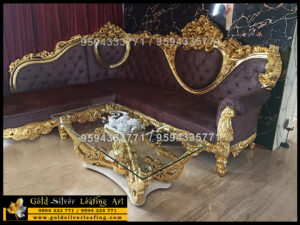 Gold Coating on Sofa