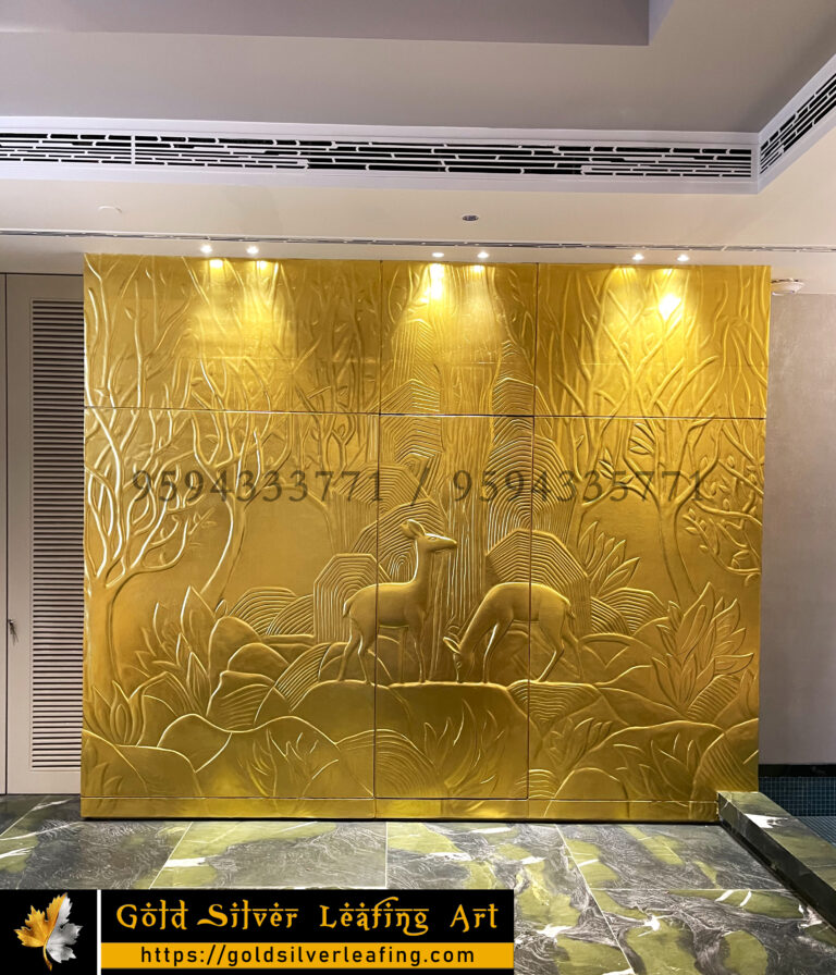 Antique-Gold-Leafing-on-wall