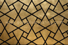 Random Pattern Gold Leafing Random Pattern Gold Leafing